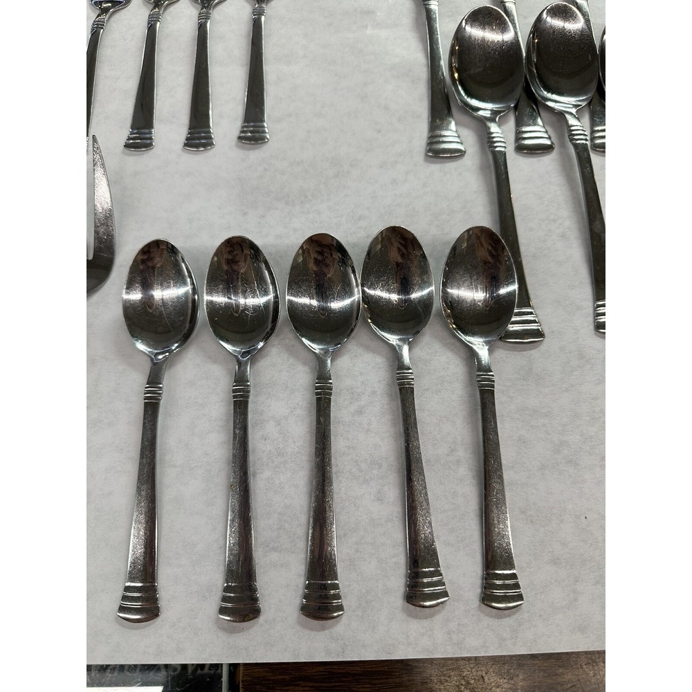Cambridge Stainless China Codie 41 Pc Flatware Set - Picture 6 of 10